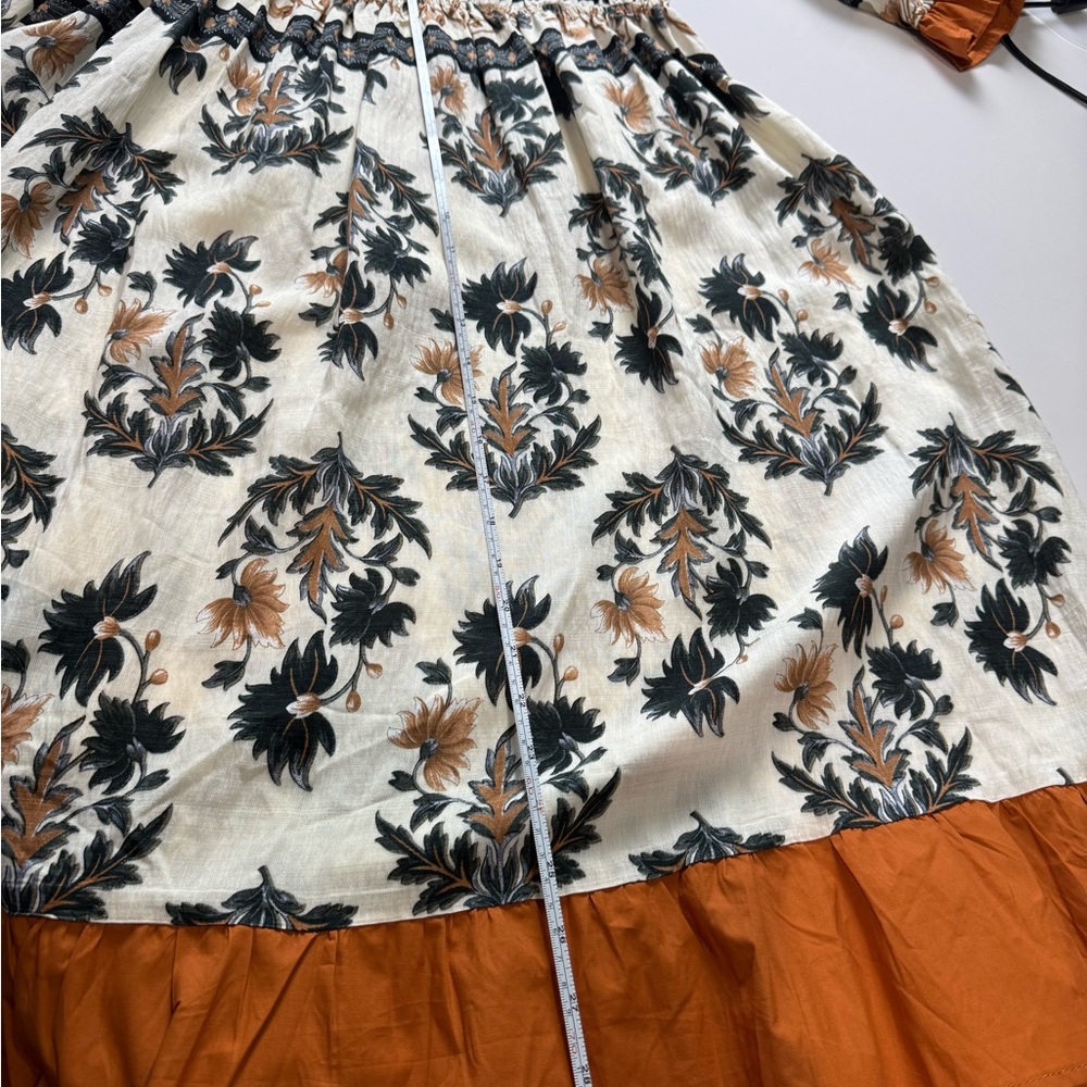 The Cynthia Ruffled Boarder Midi Dress - L - Picture 15 of 15